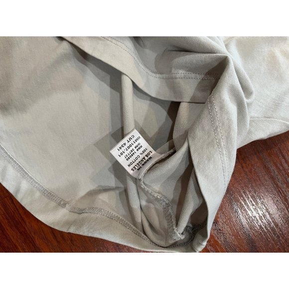 BUCK MASON HARBOR GREY CURVED HEM SZ XL - Picture 7 of 10